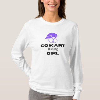 T-shirt Aller course de kart Girl...