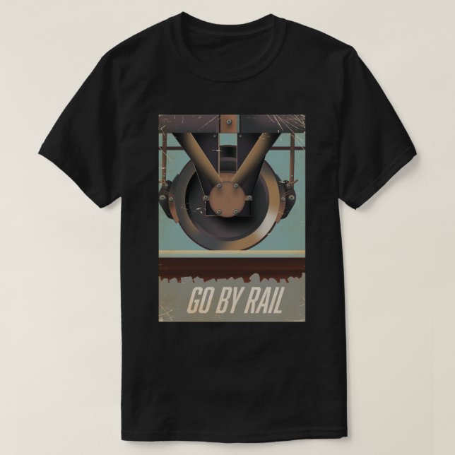 T-shirt Aller en train (Design devant)