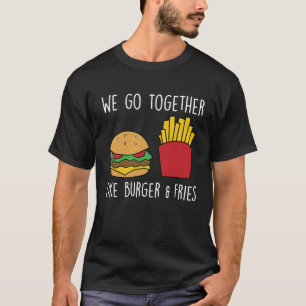 T-shirt Aller ensemble Fries Cheeseburger Fast Food Burger