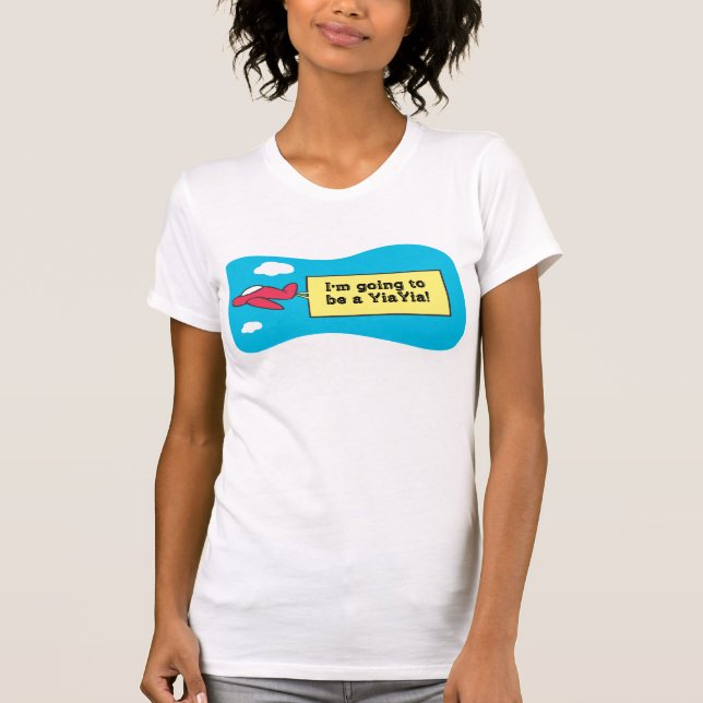 T-shirt Aller être un YiaYia ! (Devant)