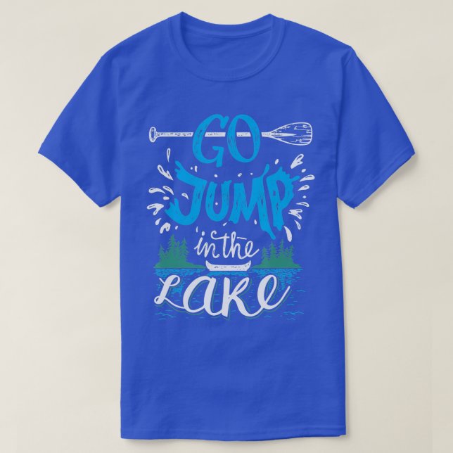 T-shirt Aller Jump In The Lake Lovers (Design devant)