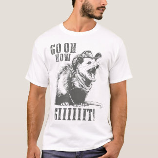 T-shirt Aller Maintenant Giiit Cowboy Possum Pays