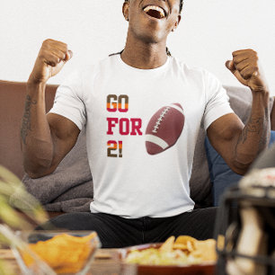 T-shirt Aller Pour 2 Couleurs D'Équipe De Football Rouge P