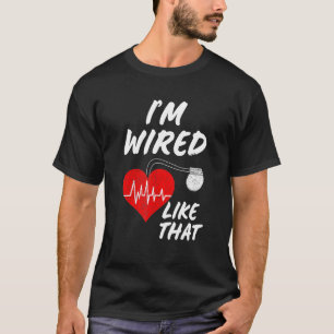 T-shirt Aller Red Heart Disease Awareness Red Ribbon Flag