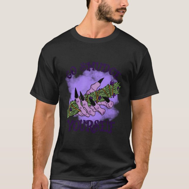 T-shirt Aller Smudge Yself Smudging (Devant)