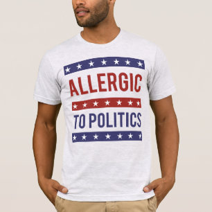 T-shirt Allergie à la politique