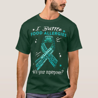 T-shirt Allergies Alimentaires Guerrier, Je Battre Allergi