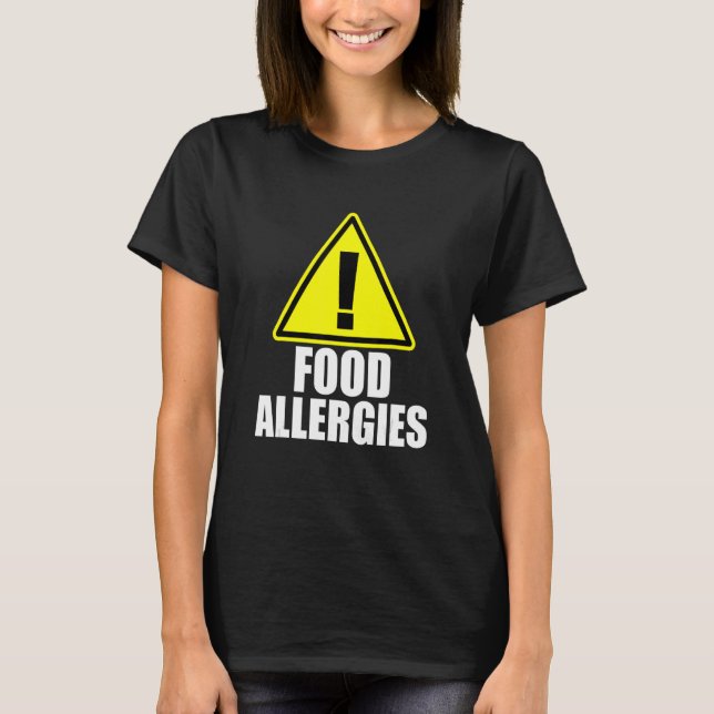 T-shirt Allergies alimentaires Mois de sensibilisation aux (Devant)