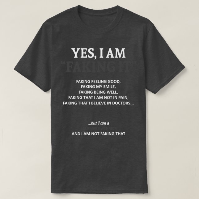 T-shirt Allergies Sensibilisation Je Le Fraise Dans Cette  (Design devant)