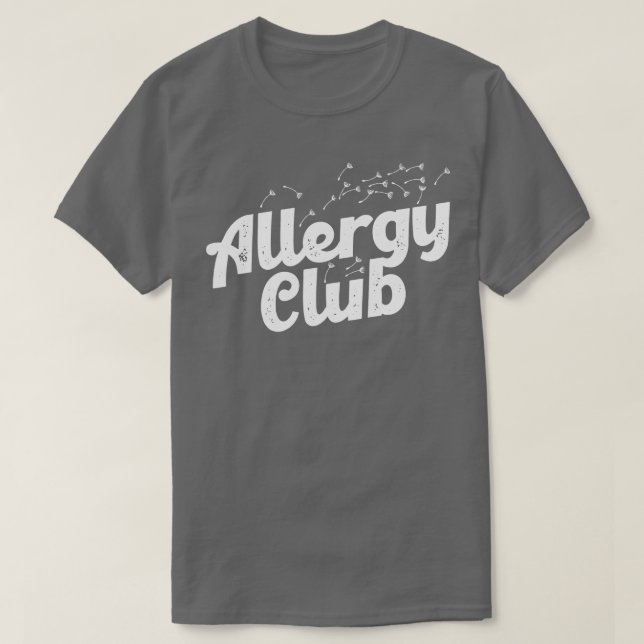 T-shirt Allergy Club 1 (Design devant)