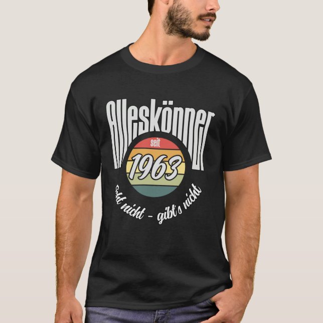 T-shirt Alleskönner Since 1963  Vintage (Devant)