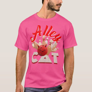 T-shirt Alley Ca Funny Bowling