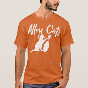 T-shirt Alley Cat Funny Bowler Bowler