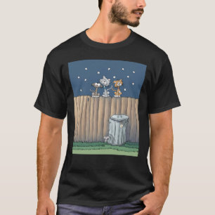 T-shirt Alley Cats sur une clôture