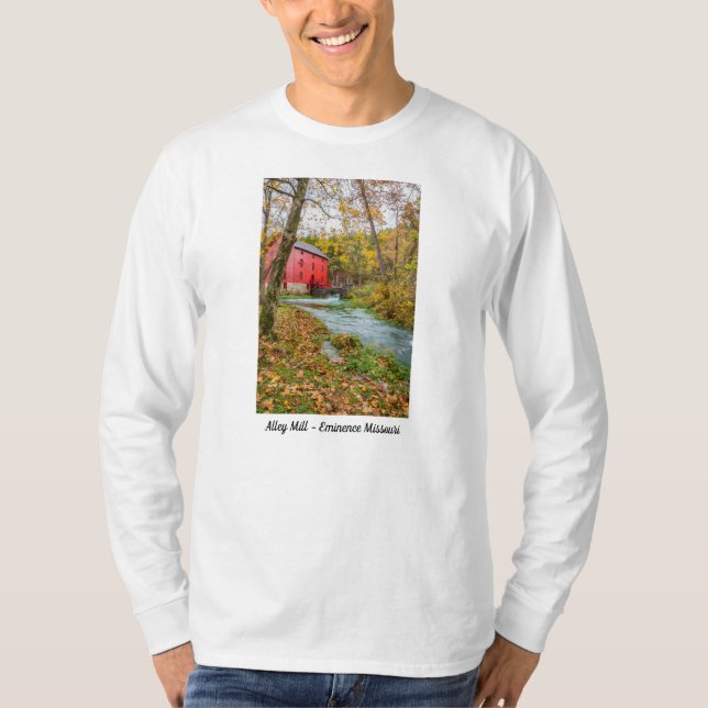 T-shirt Alley Mill À L'Automne (Devant)