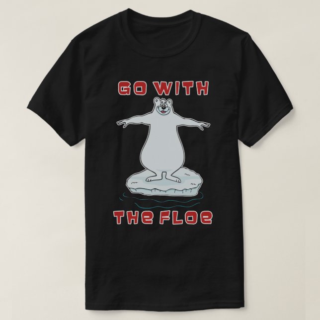 T-shirt Allez Avec La Banquise ! (Design devant)