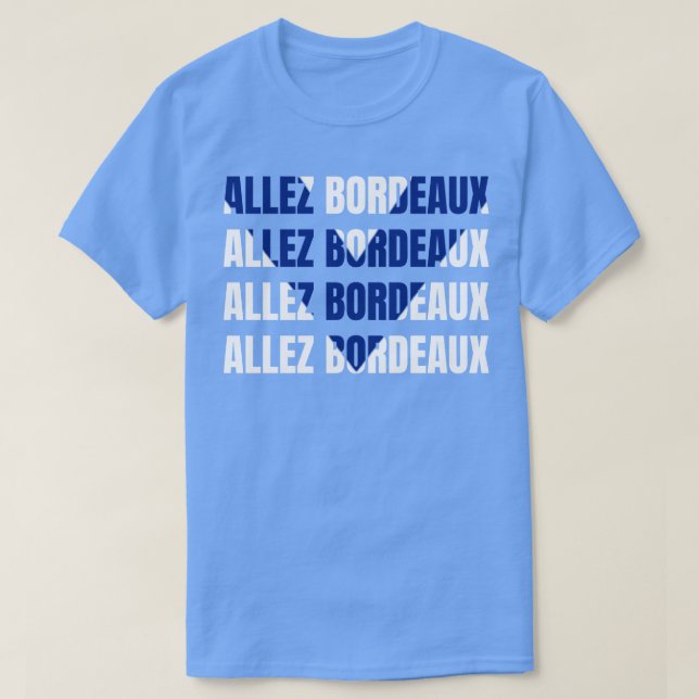 T-shirt Allez Bordeaux (Design devant)