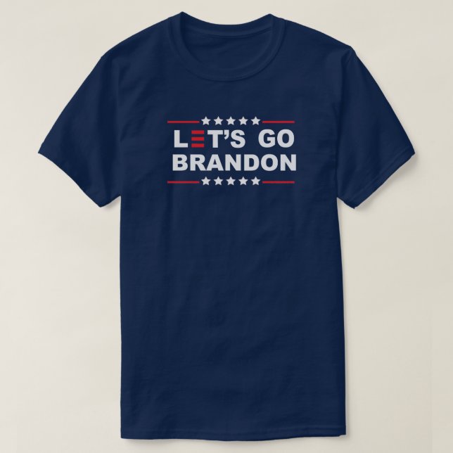 T-shirt Allez Brandon Anti Joe Biden Chant (Design devant)