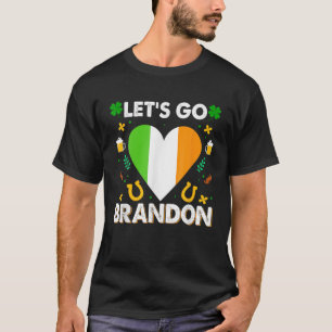 T-shirt Allez Brandon St Patrick's Day Drôle Président