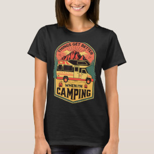 T-shirt Allez Camping Fun Graphic Rv Travel Rving