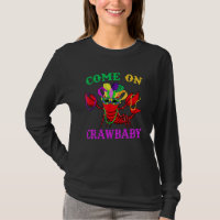 Allez Crawbaby Crawfish Jester Beads Funny Mardi