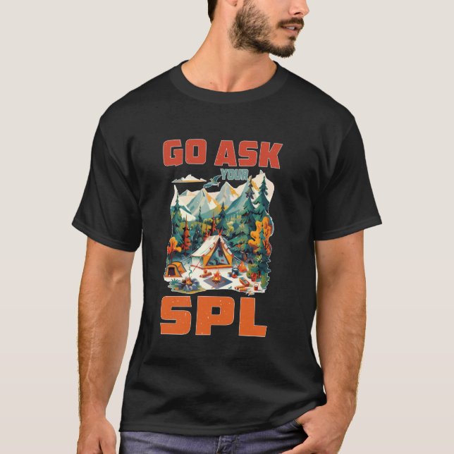 T-shirt Allez Demander Votre Spl - (Devant)