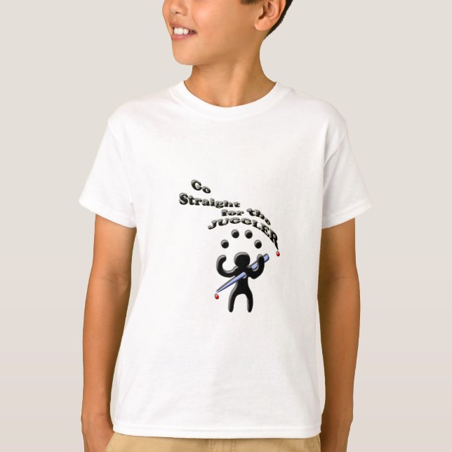 T-shirt allez directement pour le jongleur (Devant)