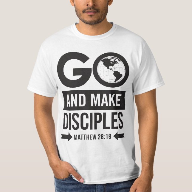 T-shirt Allez et faites des disciples (Devant)