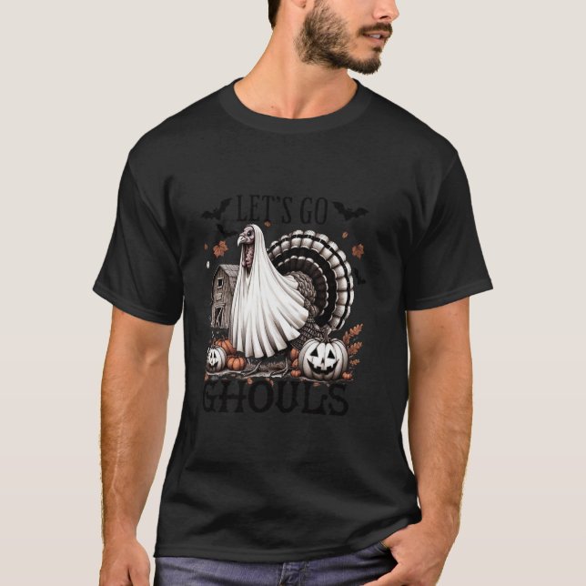 T-shirt Allez Ghouls Turquie Halloween Costume de fête T S (Devant)