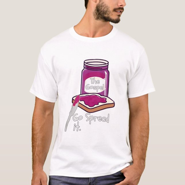 T-shirt Allez La Répandre L'Évangile Christian Funny (Devant)