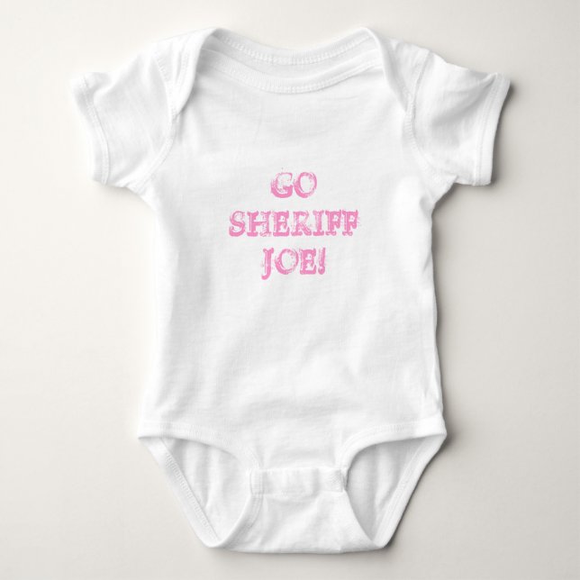 T-shirt Allez le shérif Joe ! (Devant)