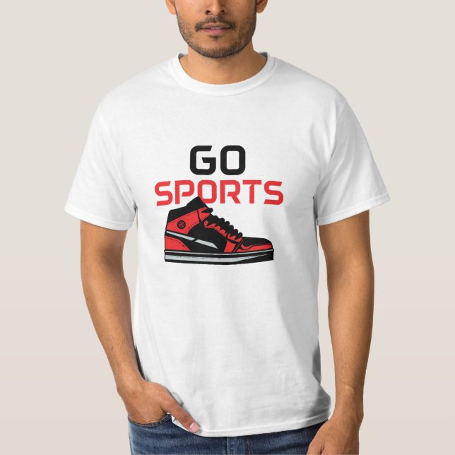 T-shirt Allez le sport (Devant)