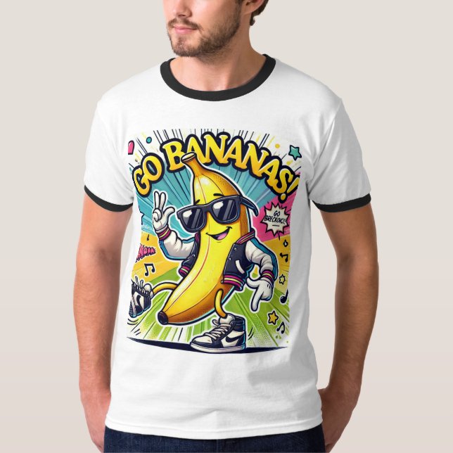 T-shirt Allez les bananes ! Breakdance Edition (Devant)