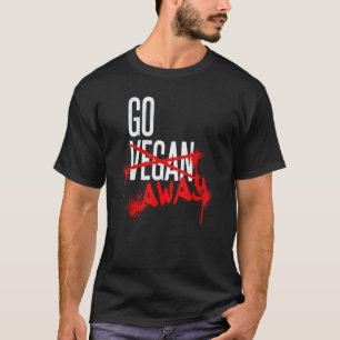 T-shirt Allez les végans, partez côtes levées grillées