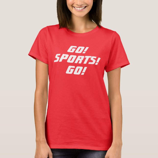 T-shirt ALLEZ ! SPORTS ! ALLEZ ! femmes (Devant)