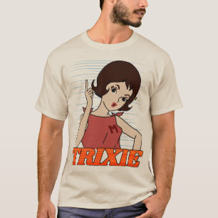T-shirt Allez Trixie Go ! - Retro Speed Racer Cartoon Comi
