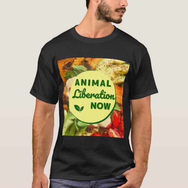 T-shirt Allez Vegan ou rentrez chez vous (Devant)