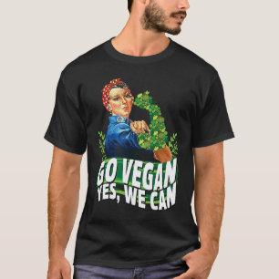 T-shirt Allez Vegan Oui Nous Pouvons, Nourriture Veggie An