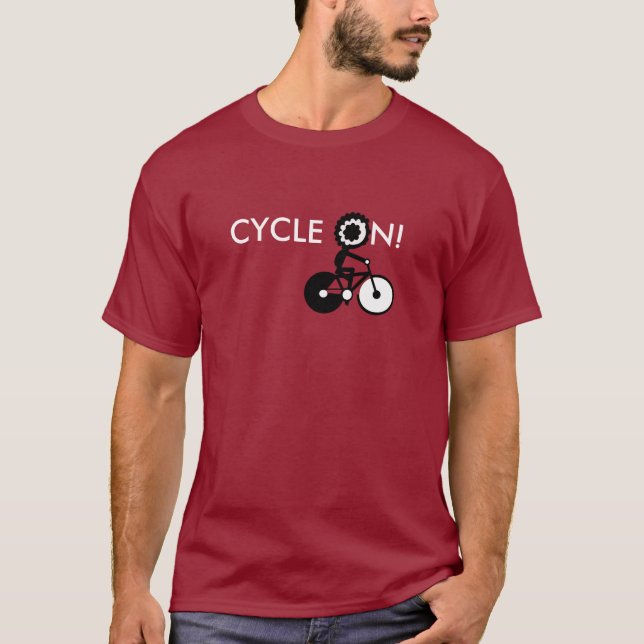 T-shirt ALLEZ ! Vélo (Devant)