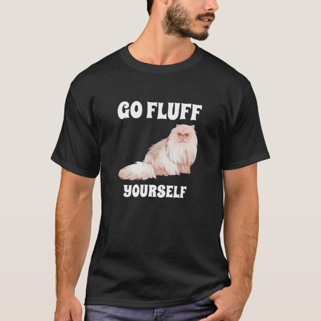 T-shirt Allez vous débrouiller vous-même chat (Devant)