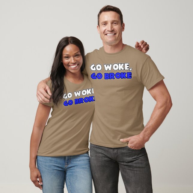 T-shirt Allez Woke, allez Broke (Unisexe)