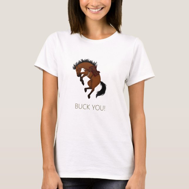 T-shirt Allez-Y ! Funny Bay Horse (Devant)