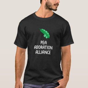 T-shirt Alliance d'adoration des pois verts Club de fans d