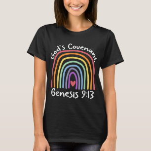 T-shirt Alliance de Dieu Genèse arc-en-ciel 913 Jésus chré