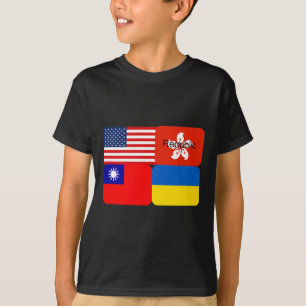 T-shirt Alliance de liberté États-Unis Hong Kong Républiqu