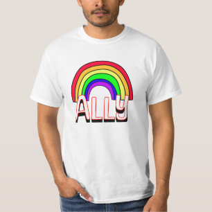 T-shirt Alliance LGBTQIA+   Cute Arc en ciel et Fierté car