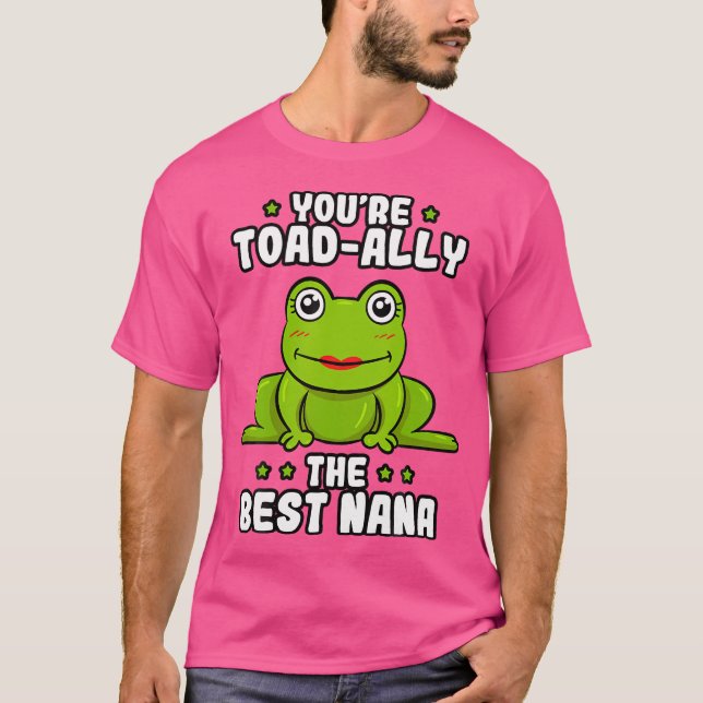 T-shirt Allié De Toad Le Meilleur Amant De Grenouille Nana (Devant)