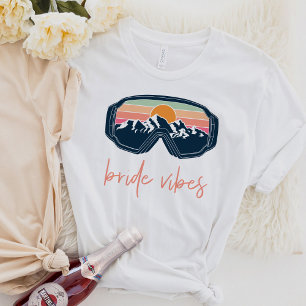 T-shirt ALLIE Ski Snowboard Bride Vibes Bachelorette