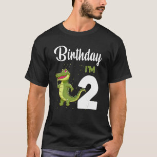T-shirt Alligator Anniversaire 2 ans Rabbit Enfants Filles