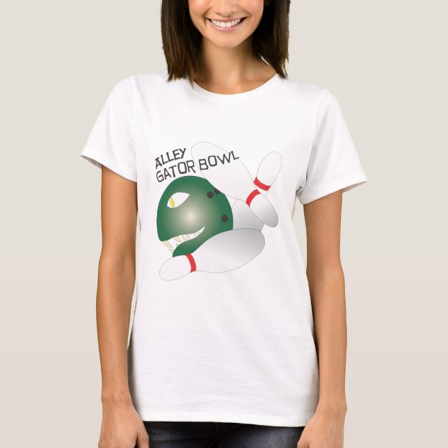 T-shirt Alligator Bowl.ai d'allée (Devant)